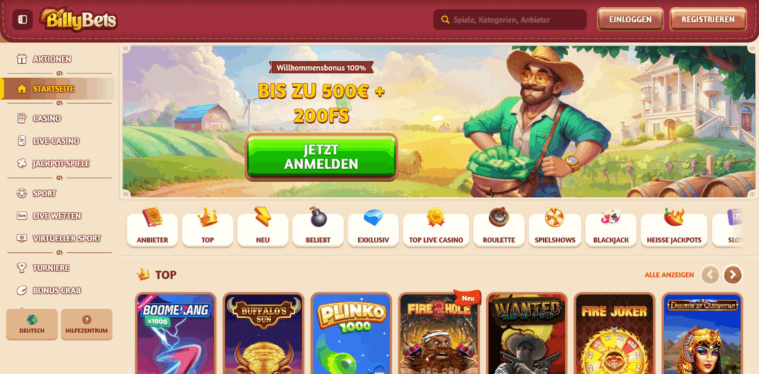 billybets casino